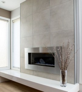  Biokamīns no betona . kamīns